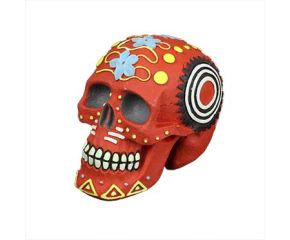 Dia de los muertos schedel rood